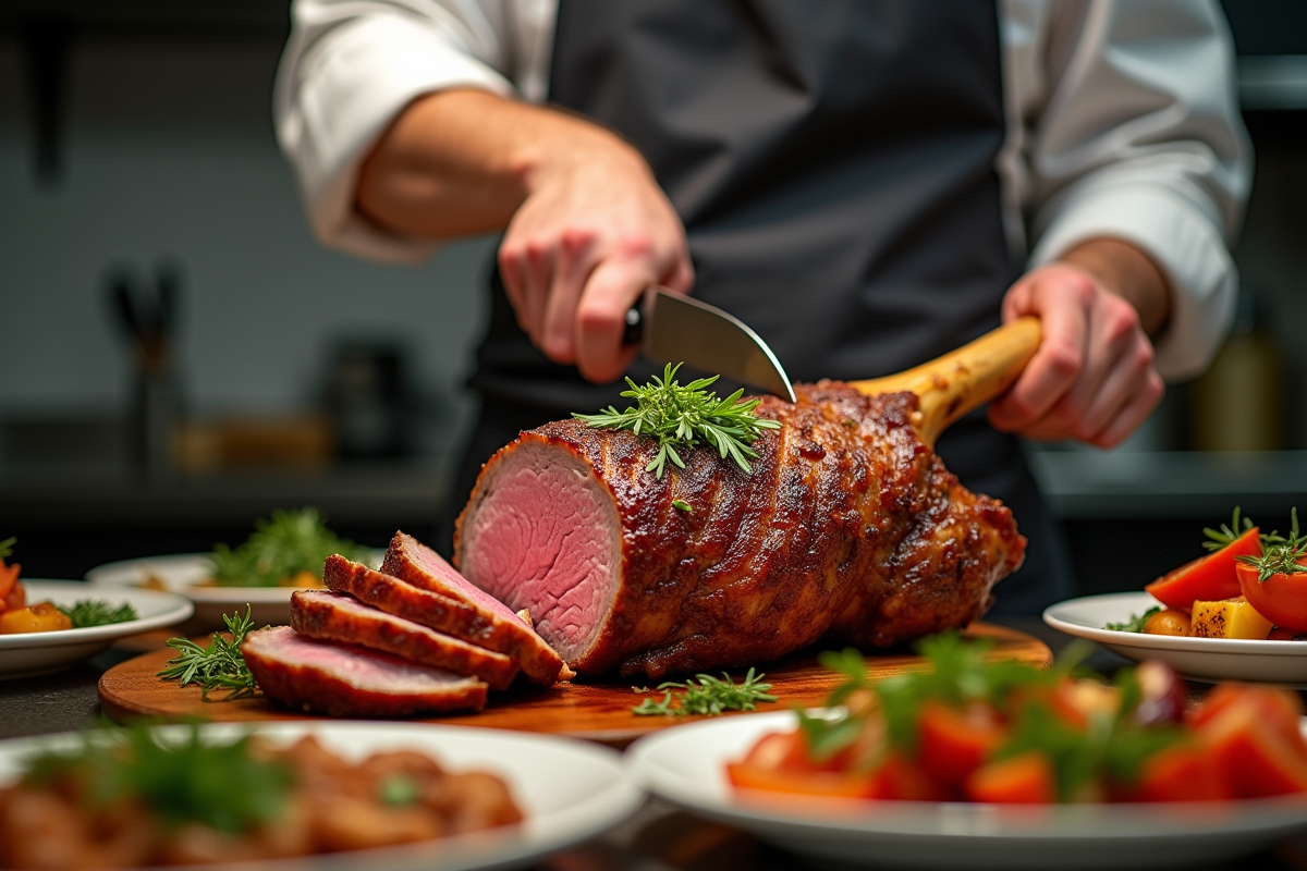 agneau cuisson